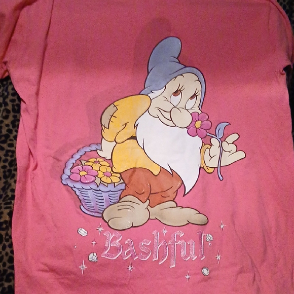 Disney Classics Bashful Night Tee Shirt One Size Fits Most - Picture 1 of 5